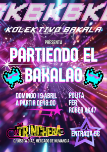 (Domingo 19 de abril) PARTIENDO EL BAKALAO
