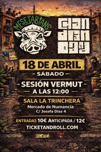 (Sábado 18 de Abril) Sesión Vermut CHANDRAN BAND + MESETARIANS