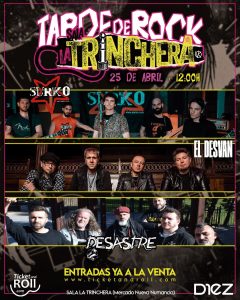 (Sábado 25 de abril. Sesión Vermut) SURKO + EL DESVAN + DESASTRE